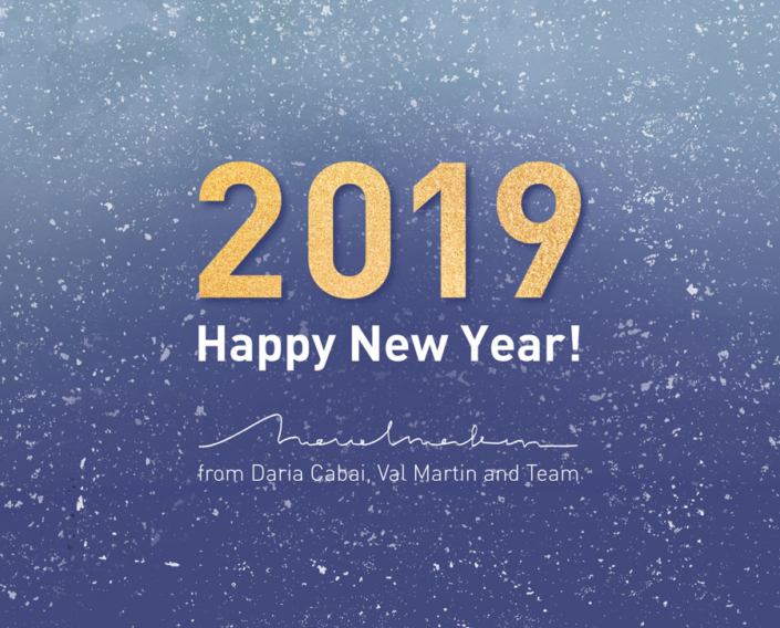 Jan 2019 : Happy New Year!
