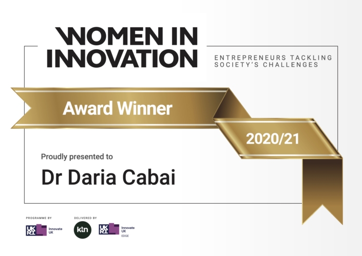 Mar 2021 : Women in Innovation Award